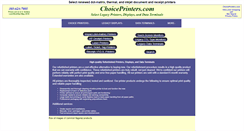 Desktop Screenshot of choiceprinters.com