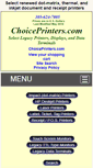 Mobile Screenshot of choiceprinters.com
