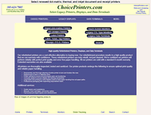 Tablet Screenshot of choiceprinters.com